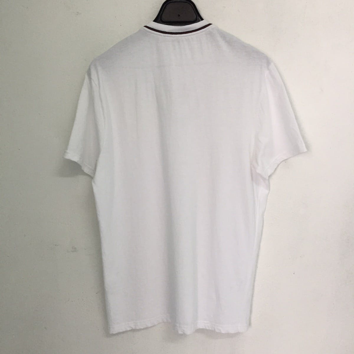 Gucci White Tee V Neck MADE IN ITALY - 11