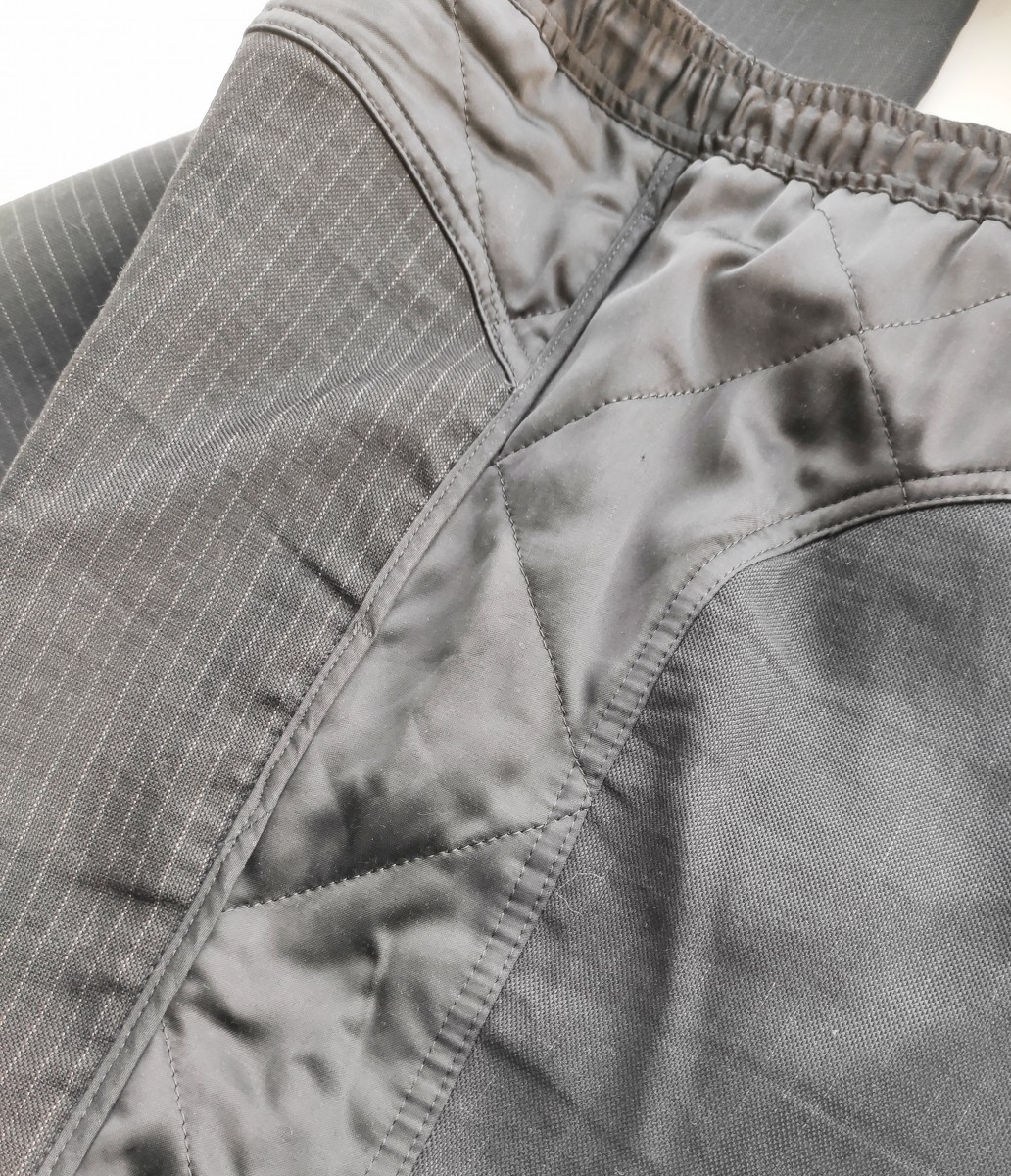 Mixed wool & nylon striped pants AW15 - 9