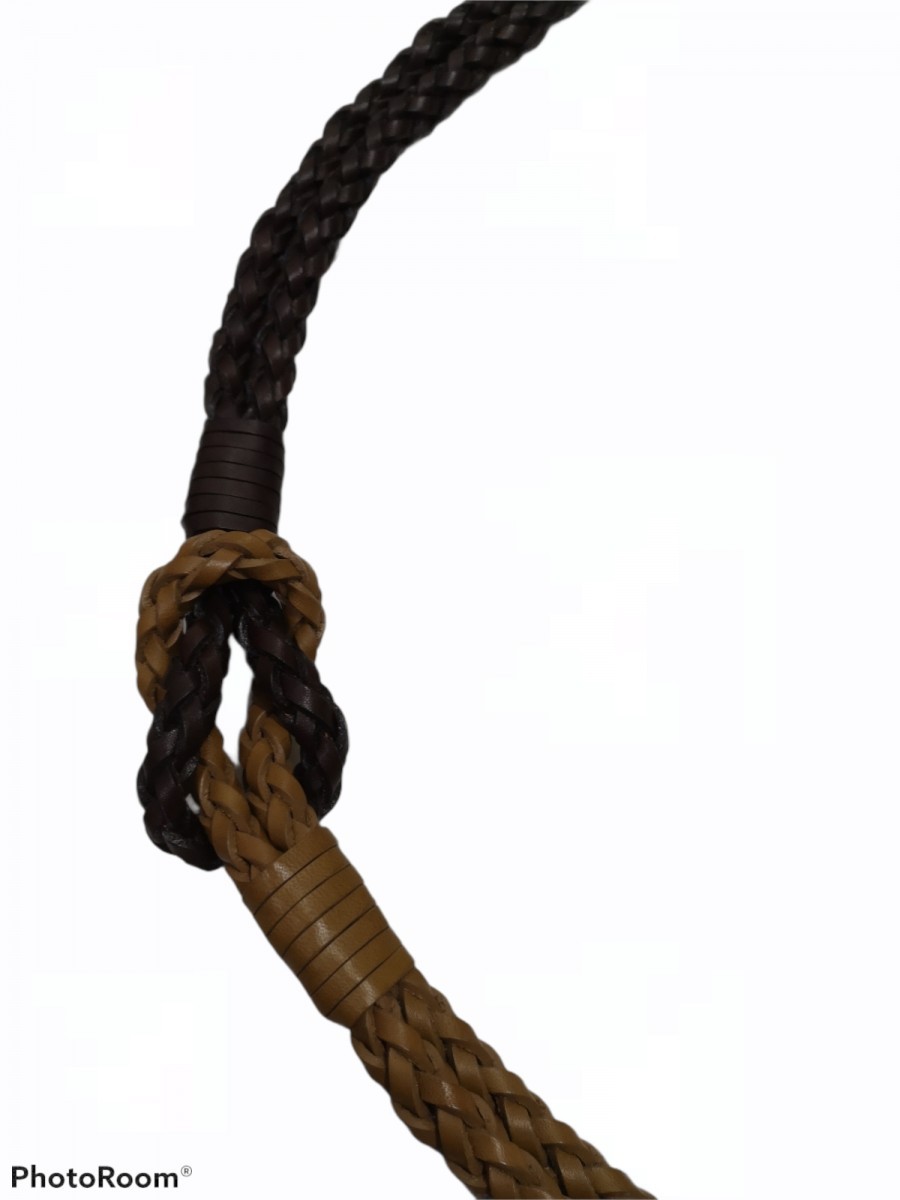 Very Rare - Rare Woven Leather Belt - 5