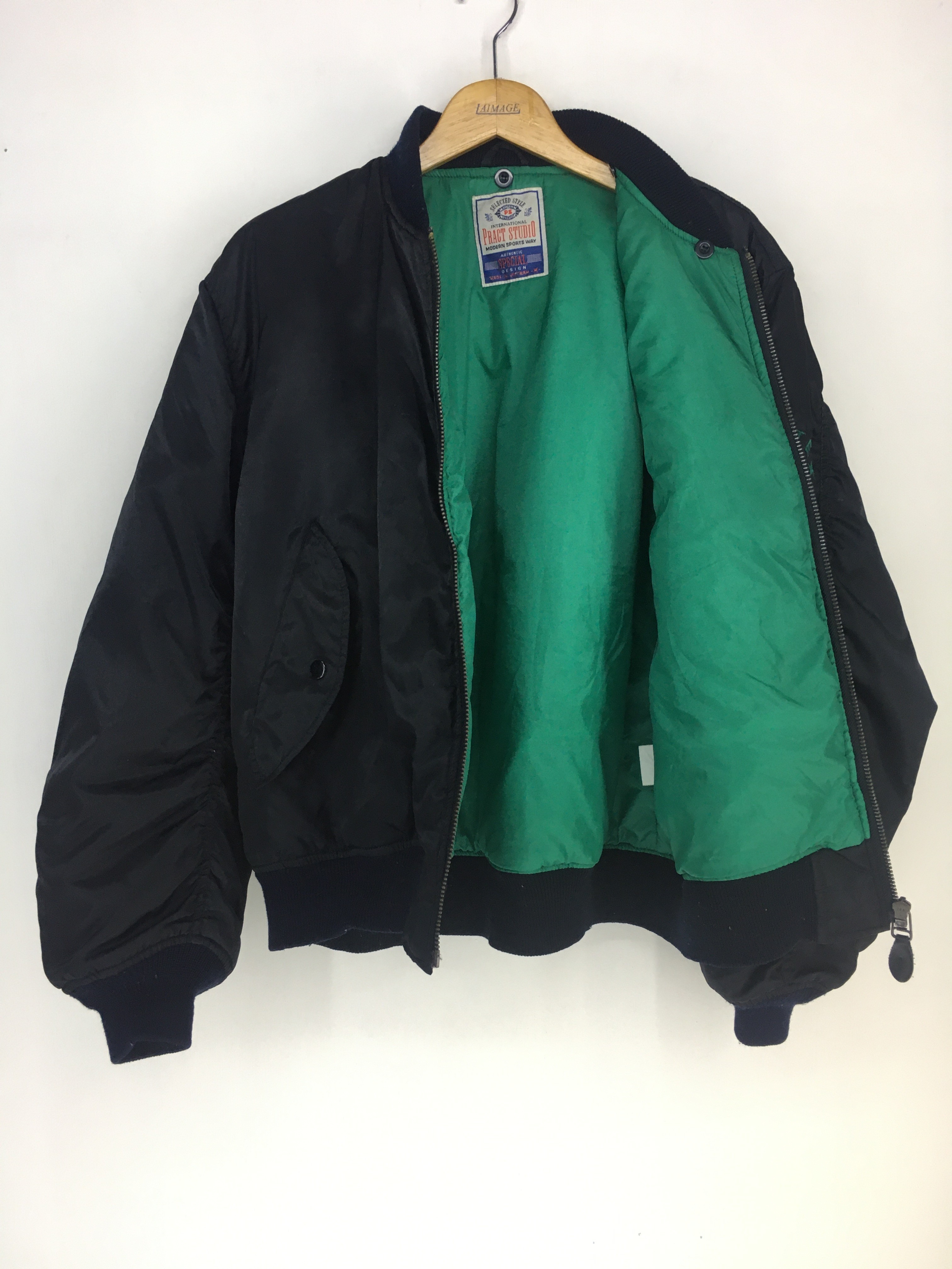 Vintage - Vintage Pract Studio Patches Bomber Jacket - 5