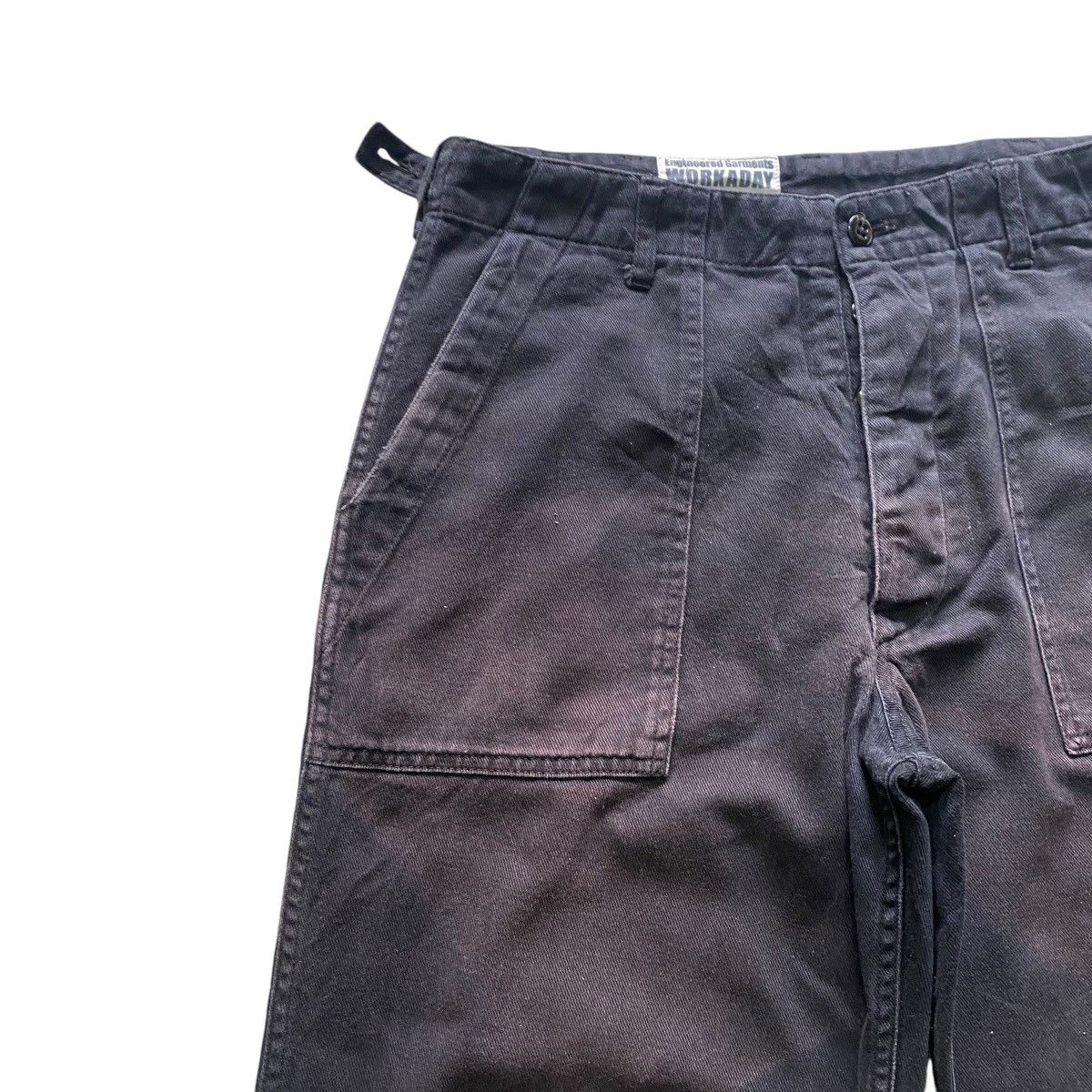 Vintage Engineered Garment Faded Black Fatigue Pant - 5