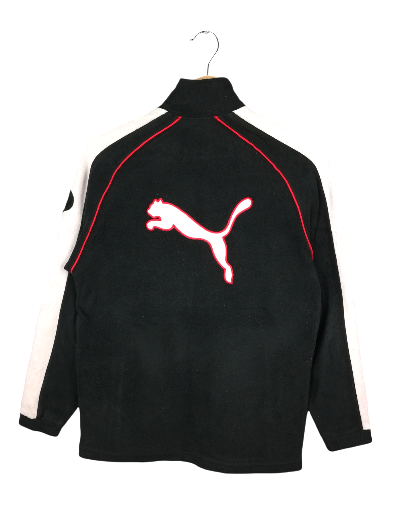 Puma Unisex Sportstyle Fleece Jacket Half Zipper Big Logo - 1