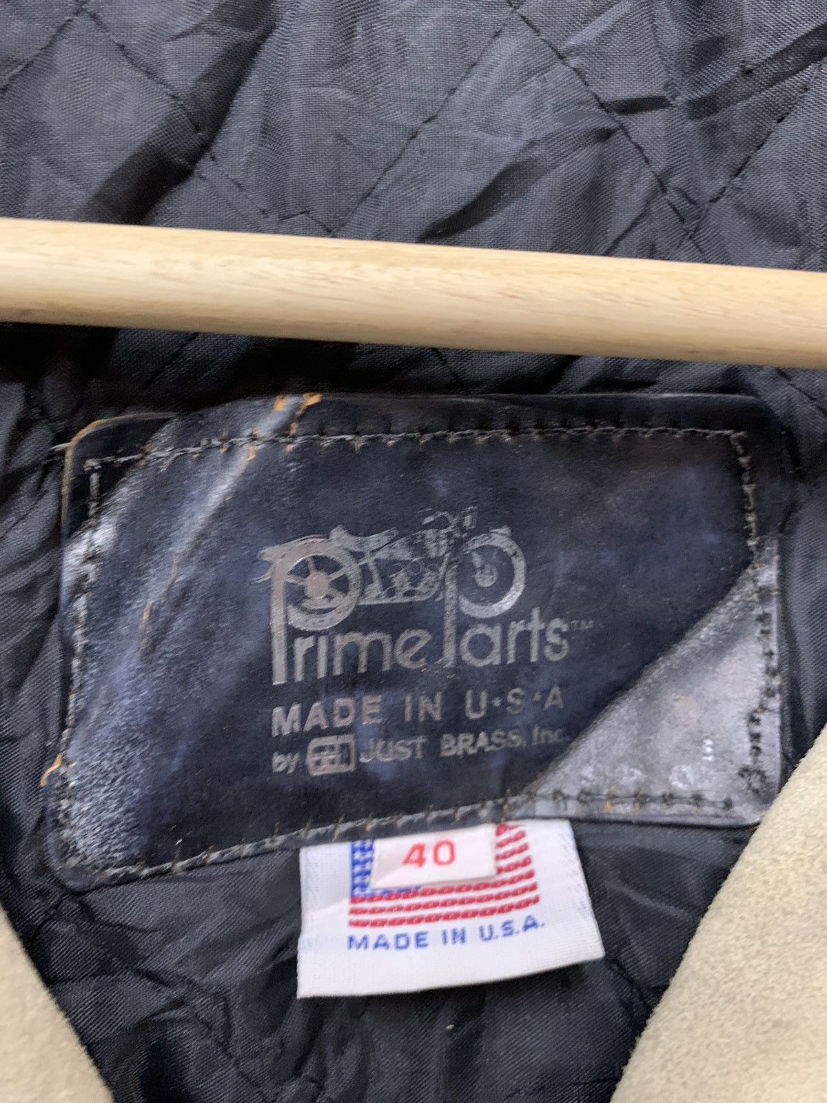 🔥PRIME PARTS JUST BRASS DOUBLE COLLAR LEATHER JACKETS - 8