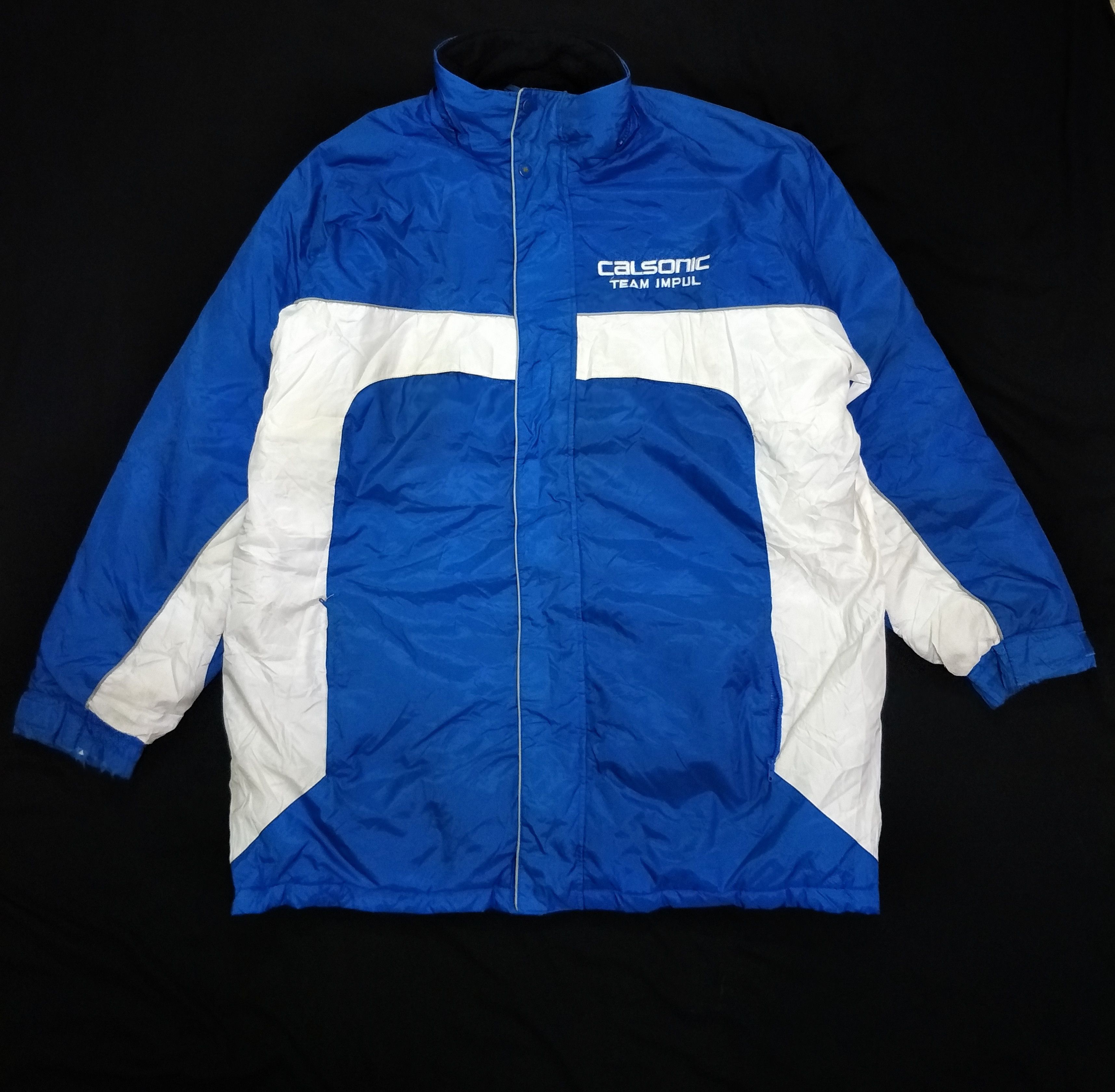 Other Designers Sports Specialties - Vintage CALSONIC Team Impul Quilted  Jacket Nissan Nismo | waficva | REVERSIBLE