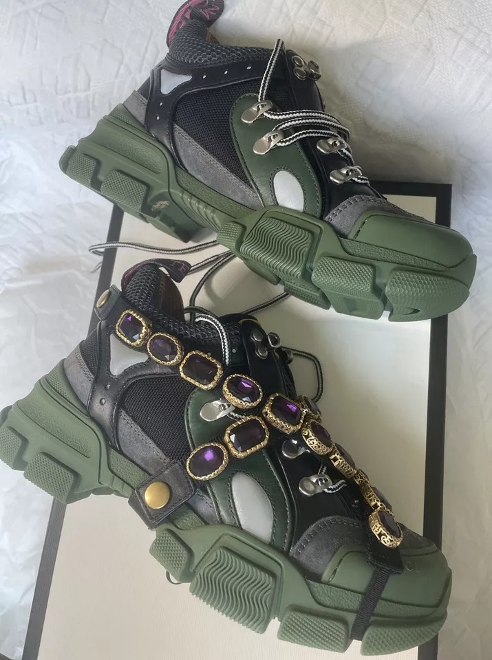 Gucci Flashtrek SEGA Green Removable Crystal - 6