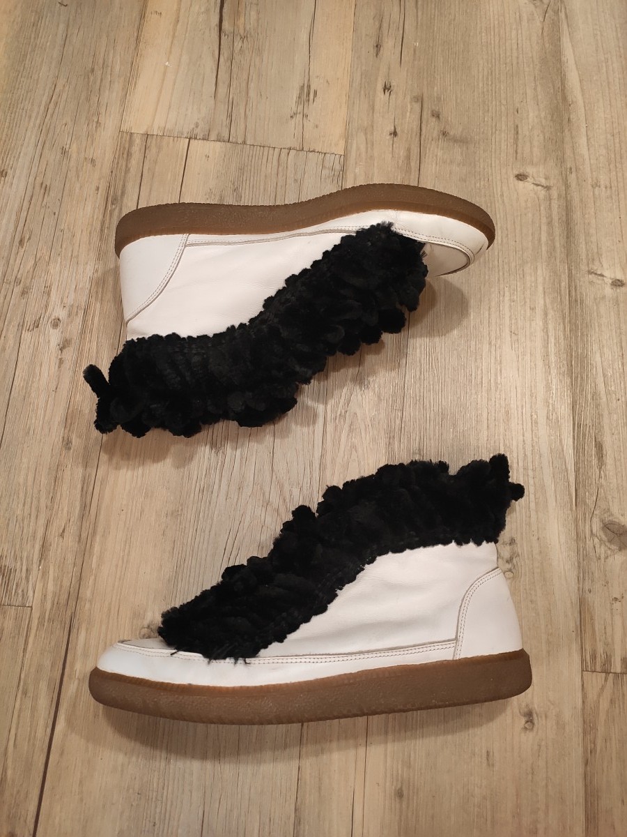Bernhard Willhelm - RARE white hi tops.Like Walter van Beirendonck - 1