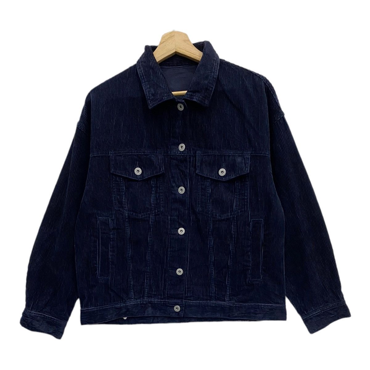 Issey Miyake - 🇯🇵GU JEANS JAPAN VELVET CORDUROY TRUCKER JACKET - 1