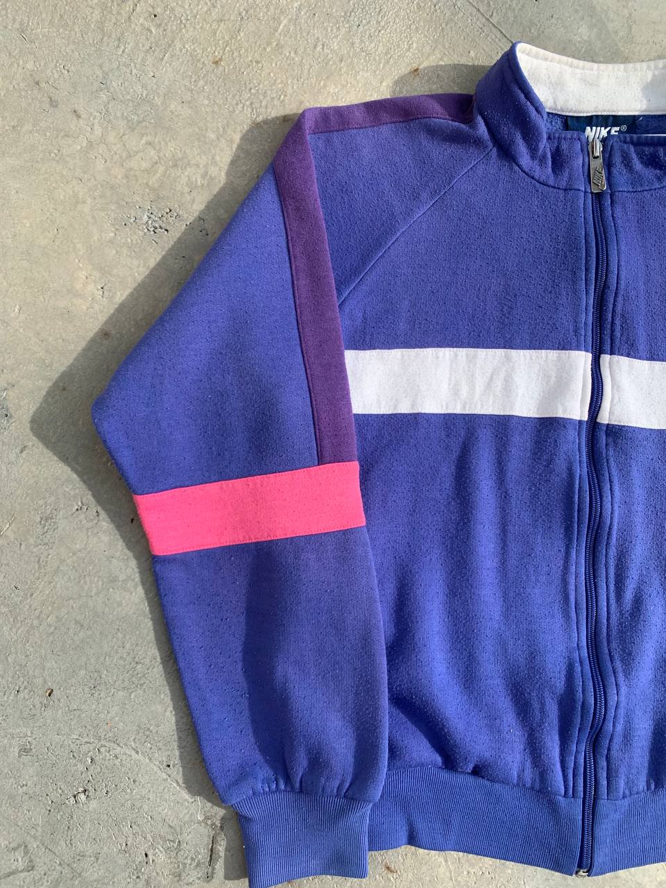 Vintage Nike Colorblock Zip Up Sweatshirt - 4