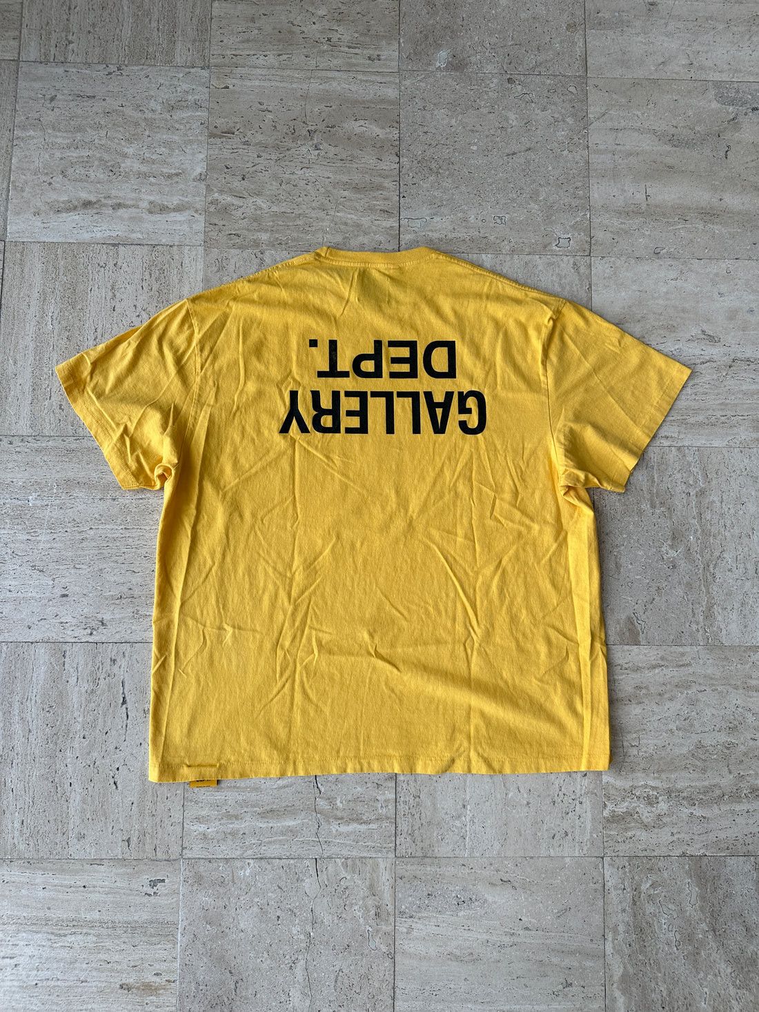 Gallery Dept. Yellow Fucked Up Logo T-Shirt - 5