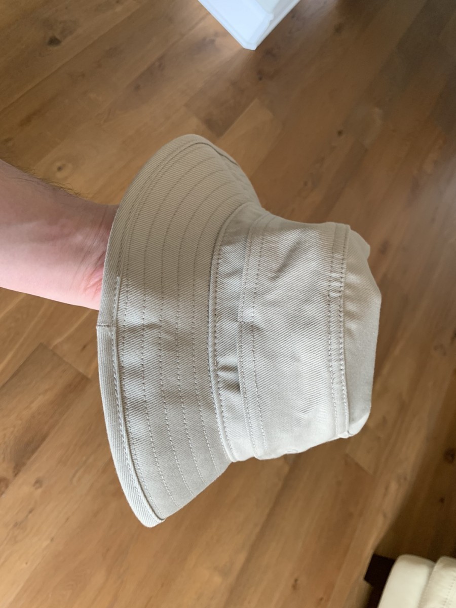 Beige cotton bucket hat TNFPL large - 4