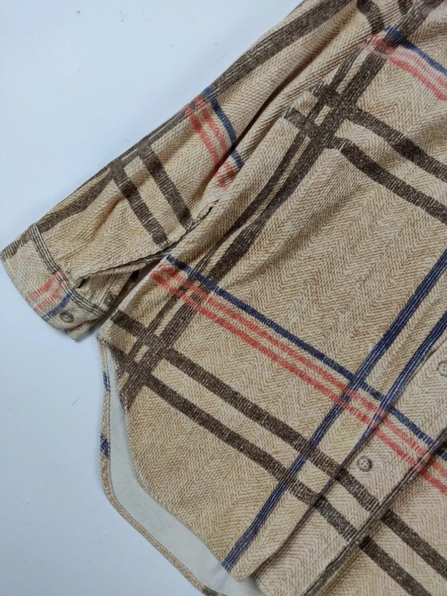 Flannel - Checkered Shirt Button Ups Oxford - 4