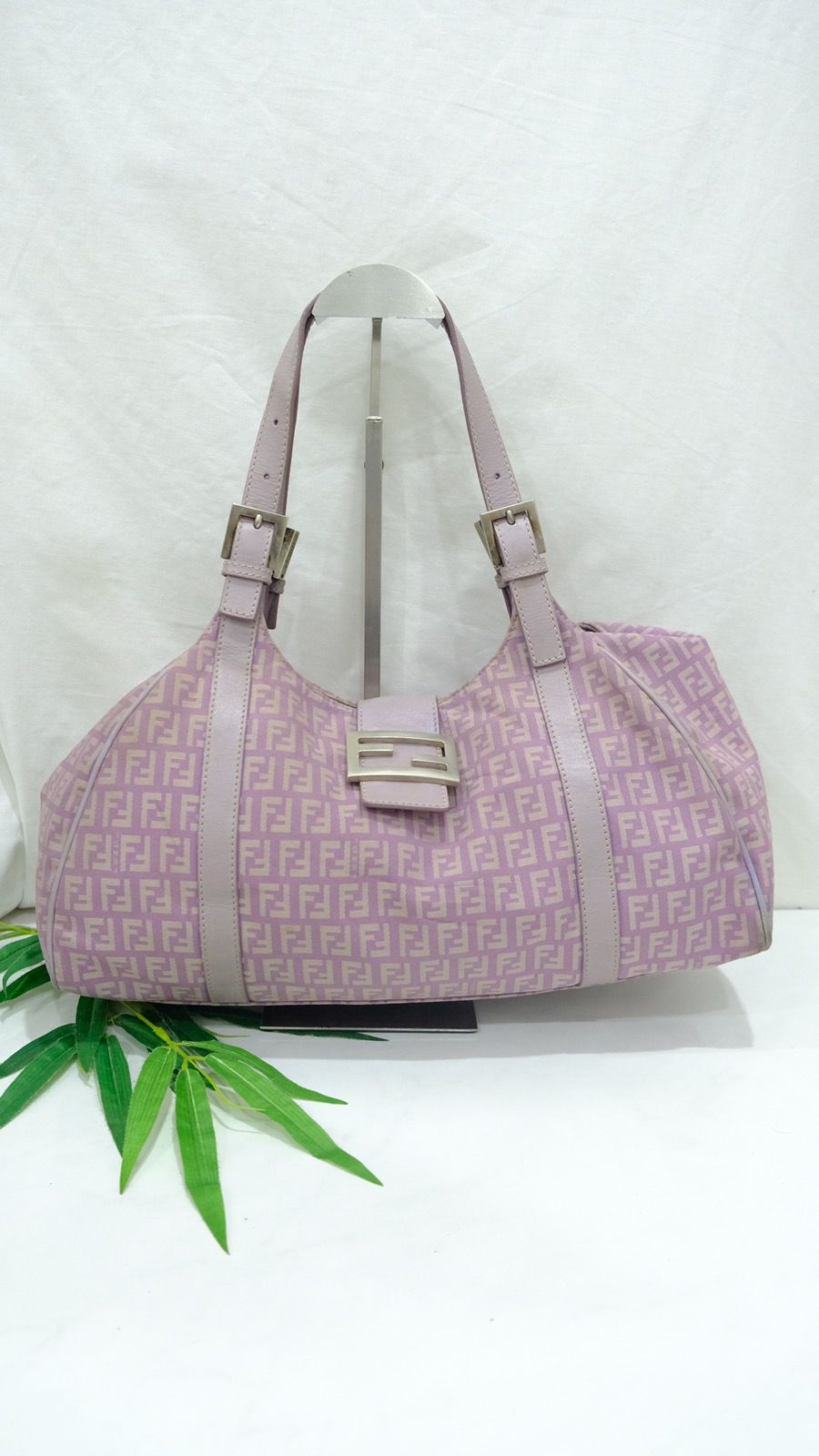 Authentic Fendi shoulder purple bag - 2