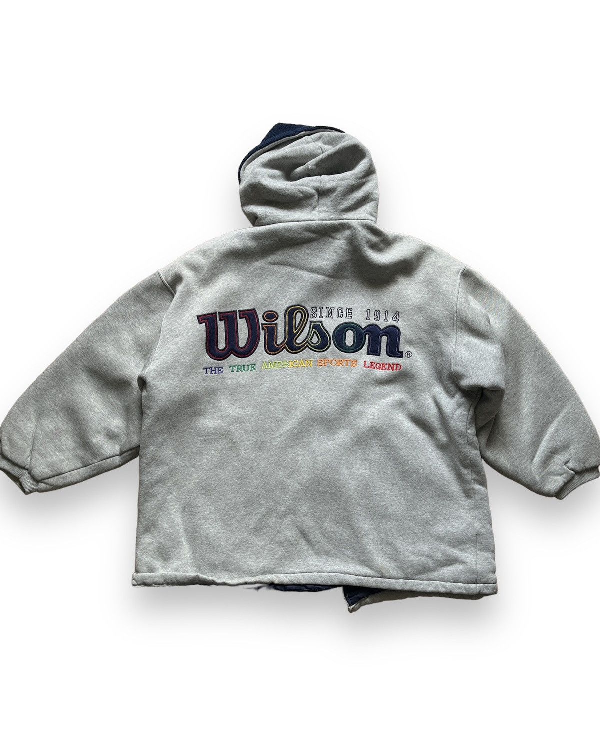 Vintage - Big Spellout Wilson Sweatshirts Hoodie - 16
