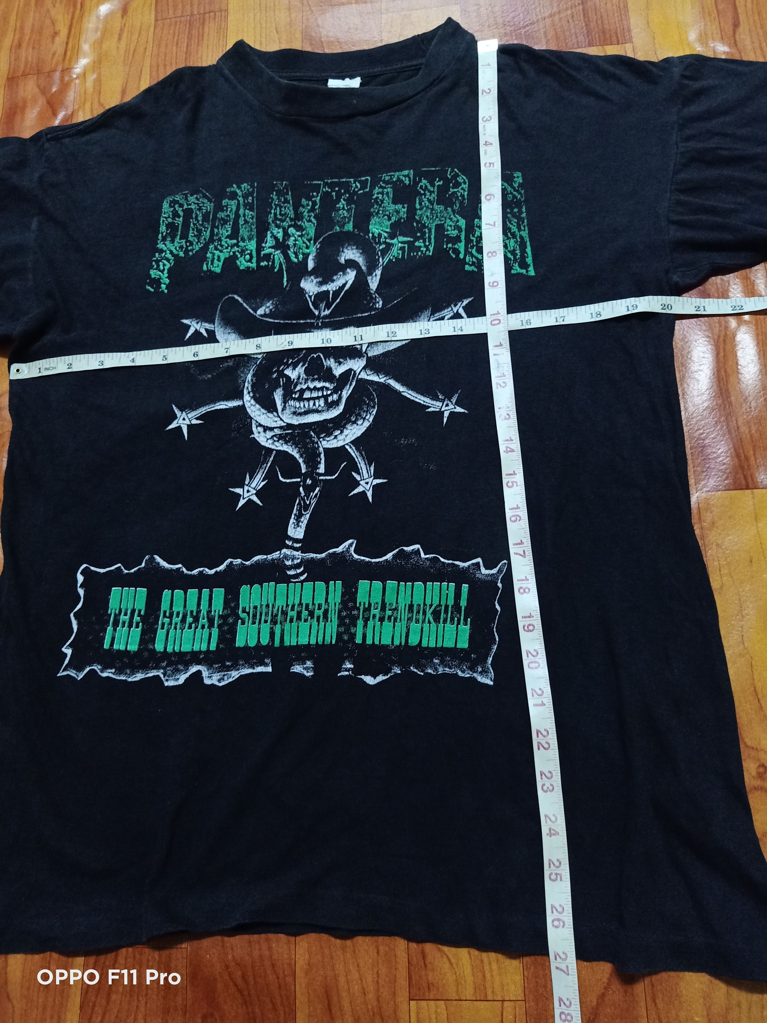 Tour Tee - Vintage 90s Pantera Great southern Trendkill Travis worn Tee - 8