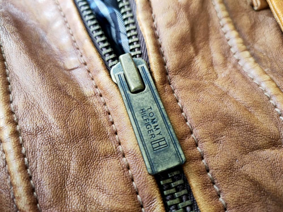 Branded Leather - Tommy Hilfiger Leather Jacket - 3