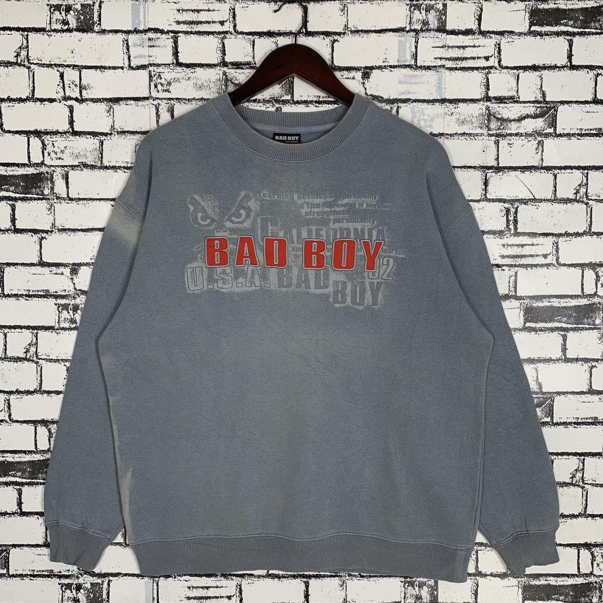 Vintage Bad Boy American Sport Lifestyle Sweatshirt Crewneck - 1