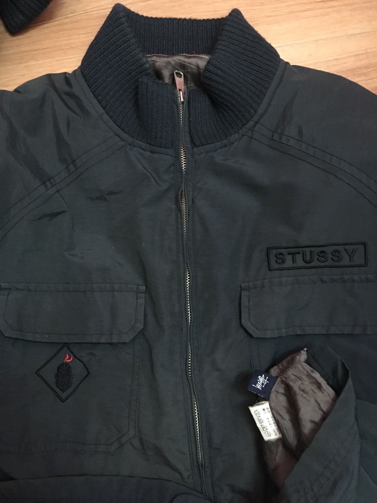 Stussy bomber jacket/stussy flight jacket - 4