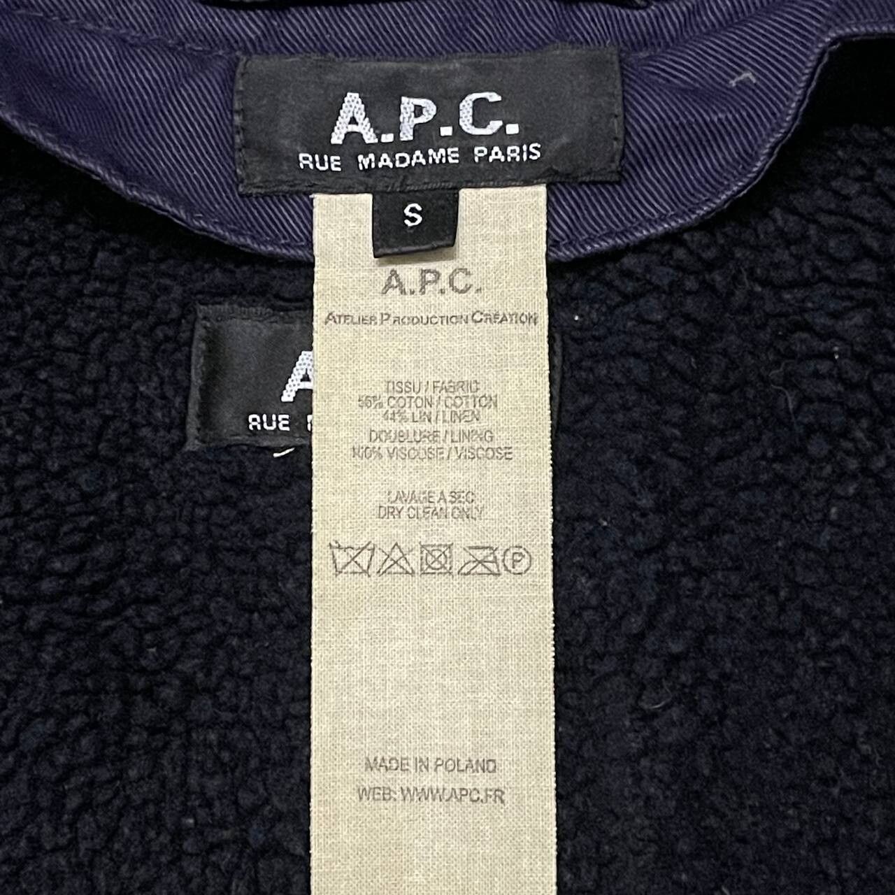 Vintage A.P.C. Overcoat Sherpa Lining - 9