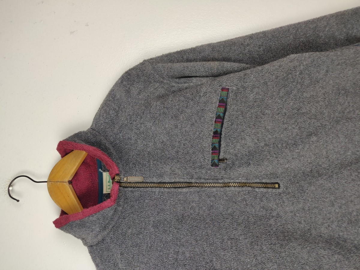 L.L. Bean - L. L. Bean Fleece Sweater Pullover Jacket - 5