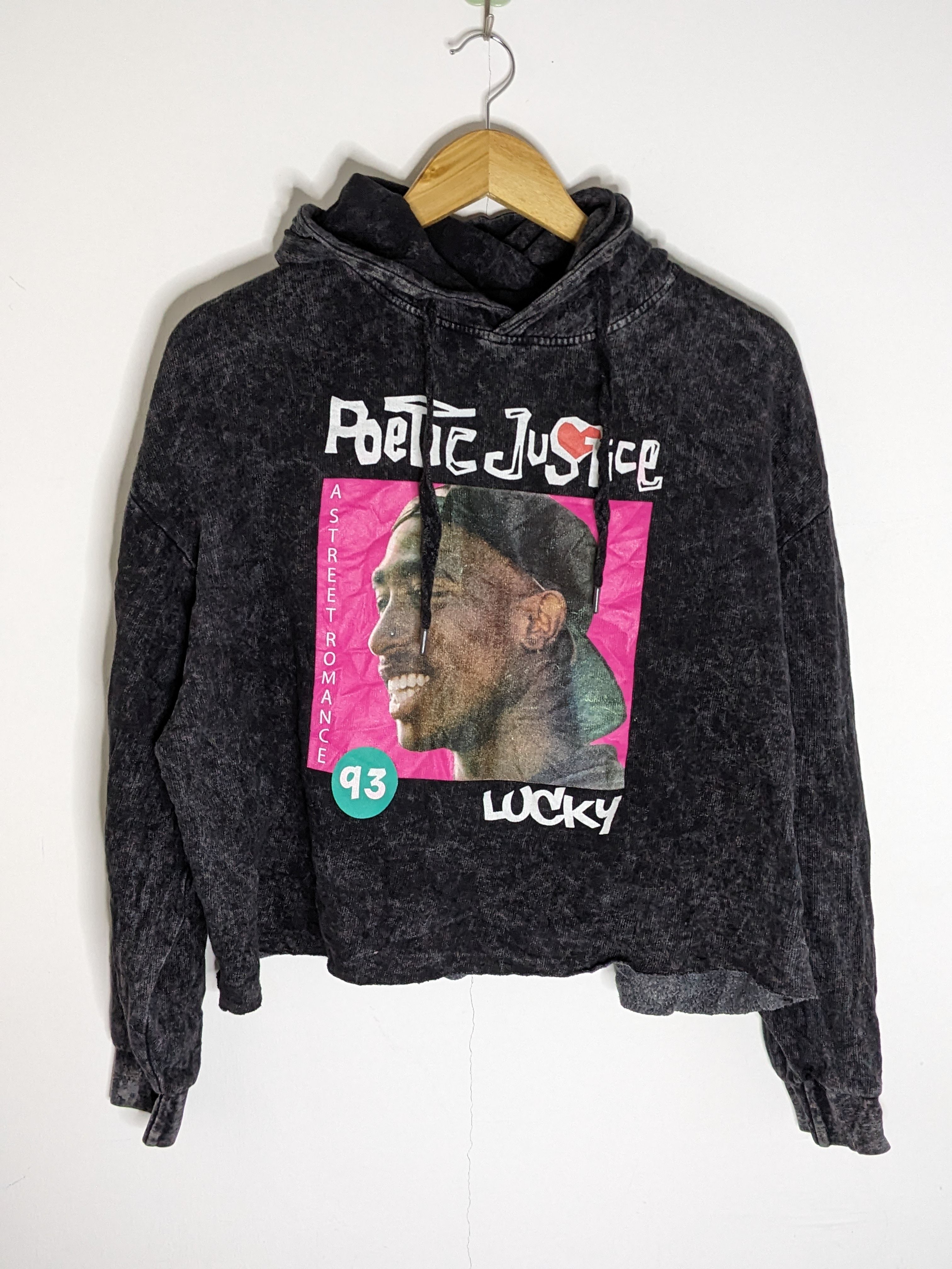 Tupac Shakur Poetic Justice Movie Cropped Hoodie - 2