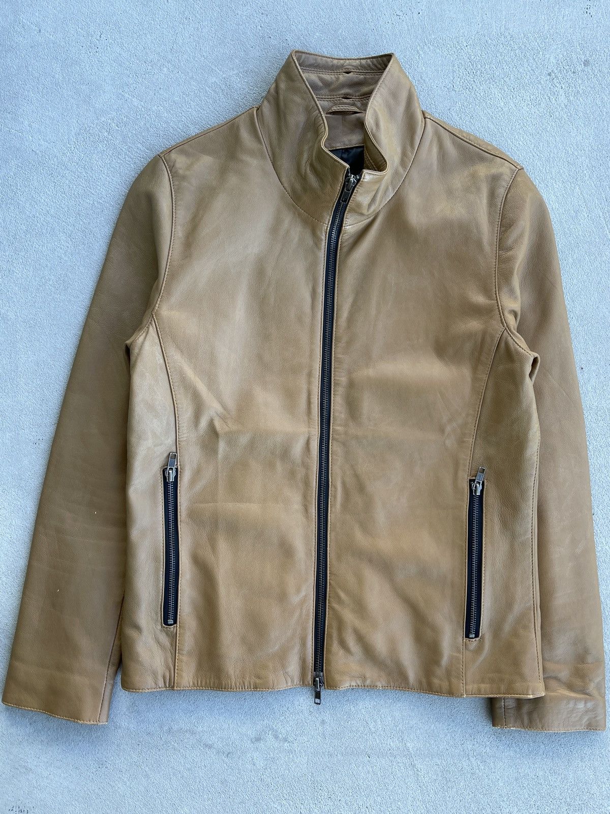 Vintage - Rick Owens Style! 00s Liugoo Japan Sheepskin Leather Jacket - 1