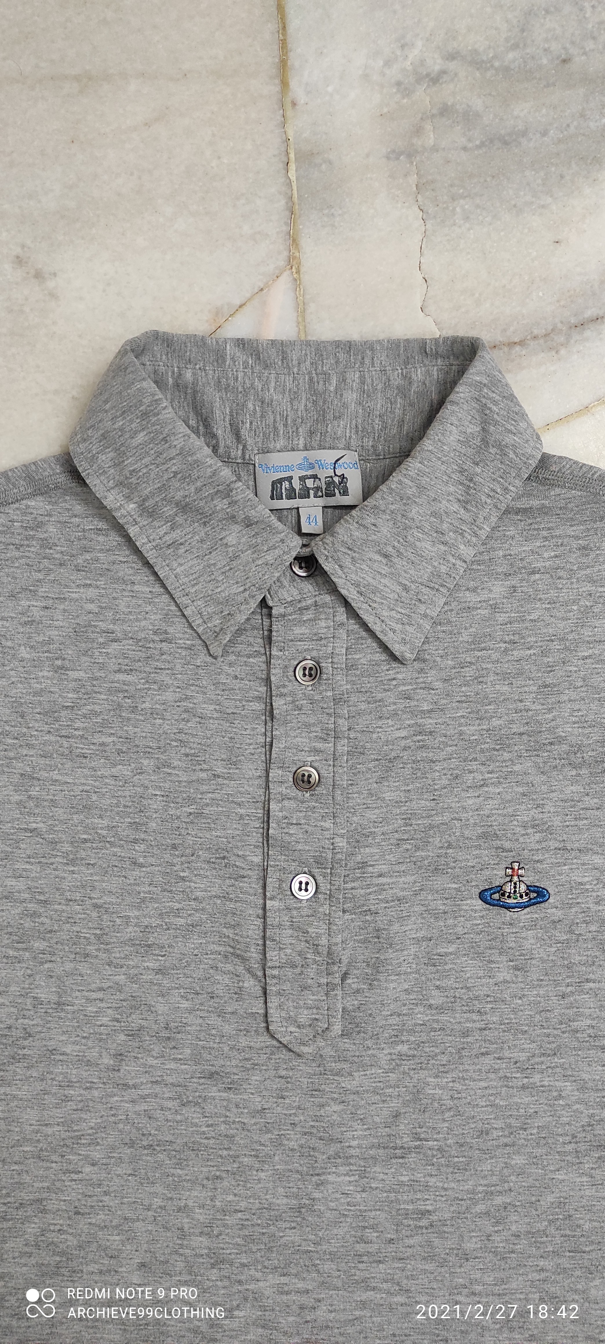 Vivienne Westwood Man small embroidered logos Polo shirt - 7