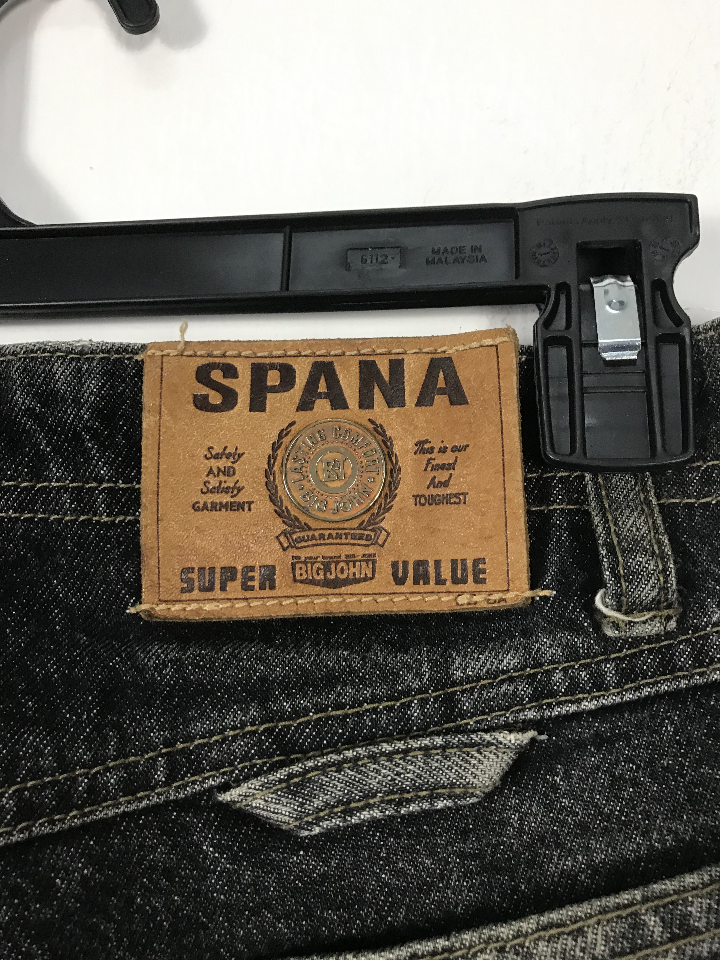 Vintage - Big John Spana Black Denim Jeans #2473 - 11