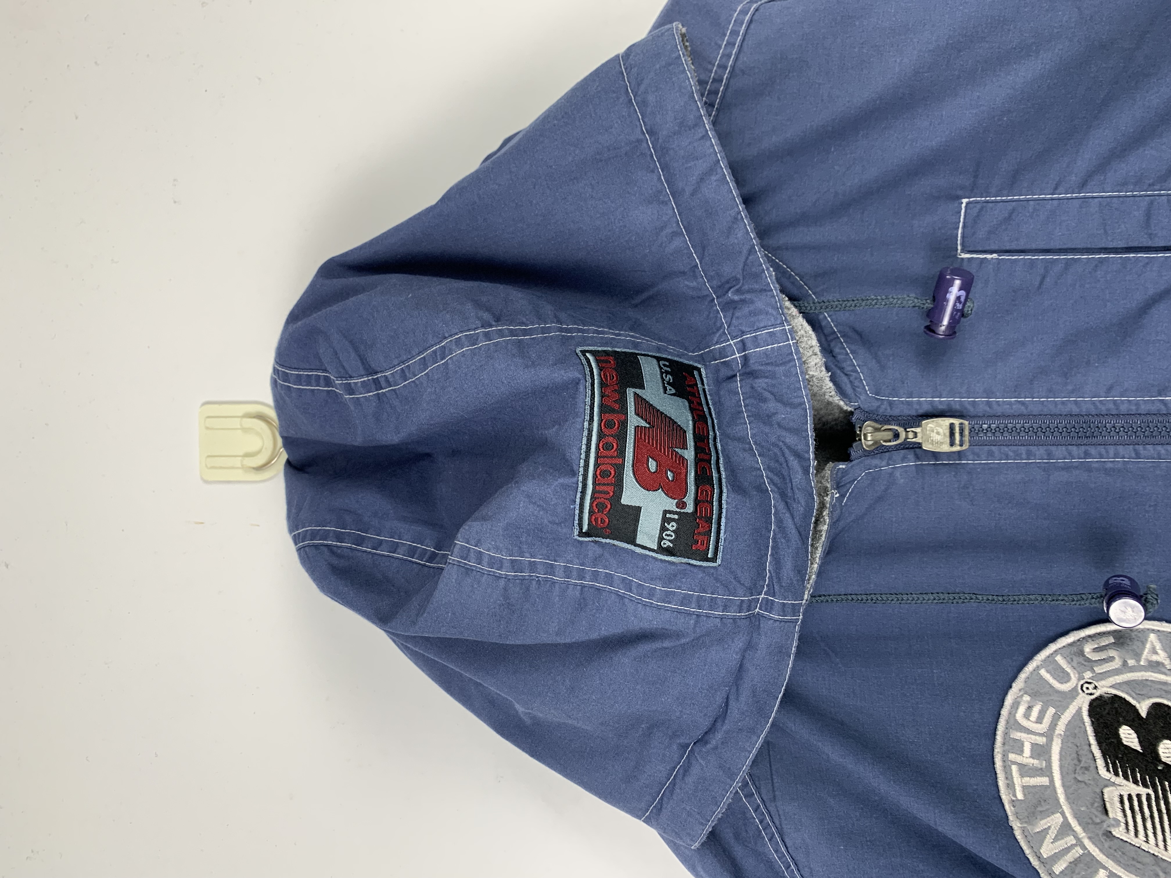 Vintage New Balance Boston Hoodie Zipper Jacket - 9