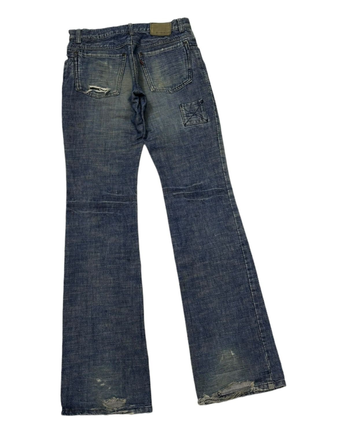 Archival Clothing - 🔥ARCHIVE L7 REAL HIP JAPANESE FLARED DENIM BOOTCUT JEANS - 5