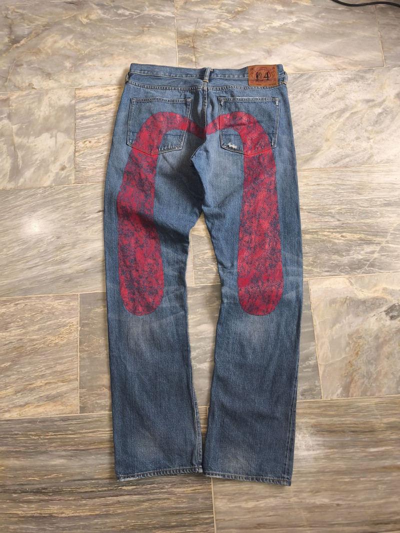 Evisu Red Daicock Print - Lot 2008 - 1