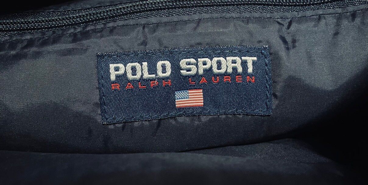 Polo Ralph Lauren - Vintage 90's Polo Sport Ralph Lauren Messenger Shoulder Bag Crossbody Big Logo - 11