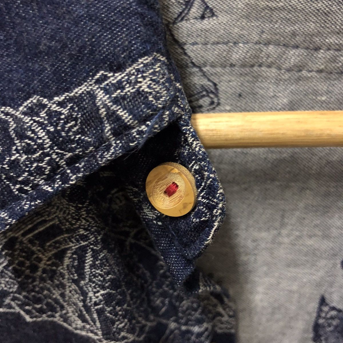 Very Rare - Eternal ronin japan samurai fullprinted denim shirt - 13