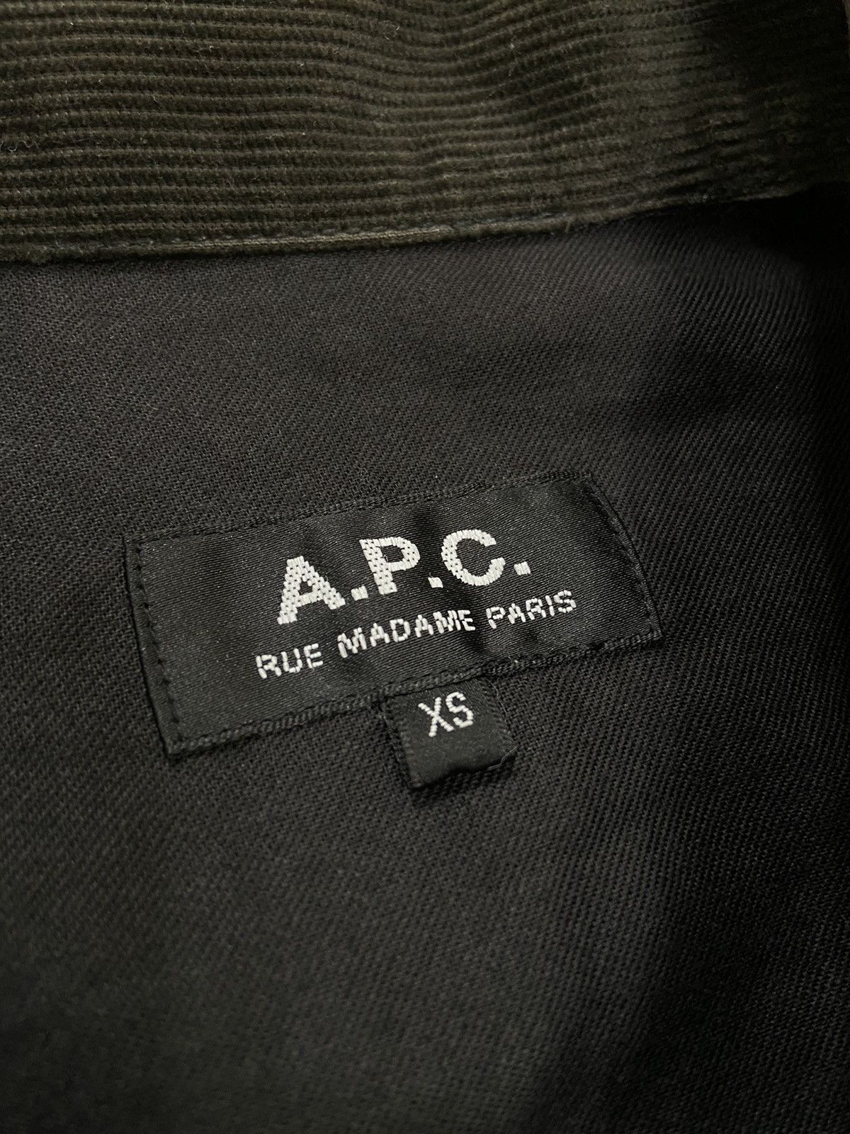 GRAIL🔥APC Rue Madame Paris Velvet Courdroy Trucker Jacket - 6