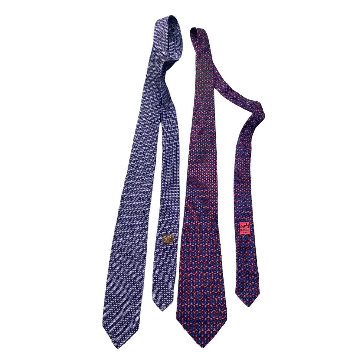 2pcs Hermès luxury tie - 1