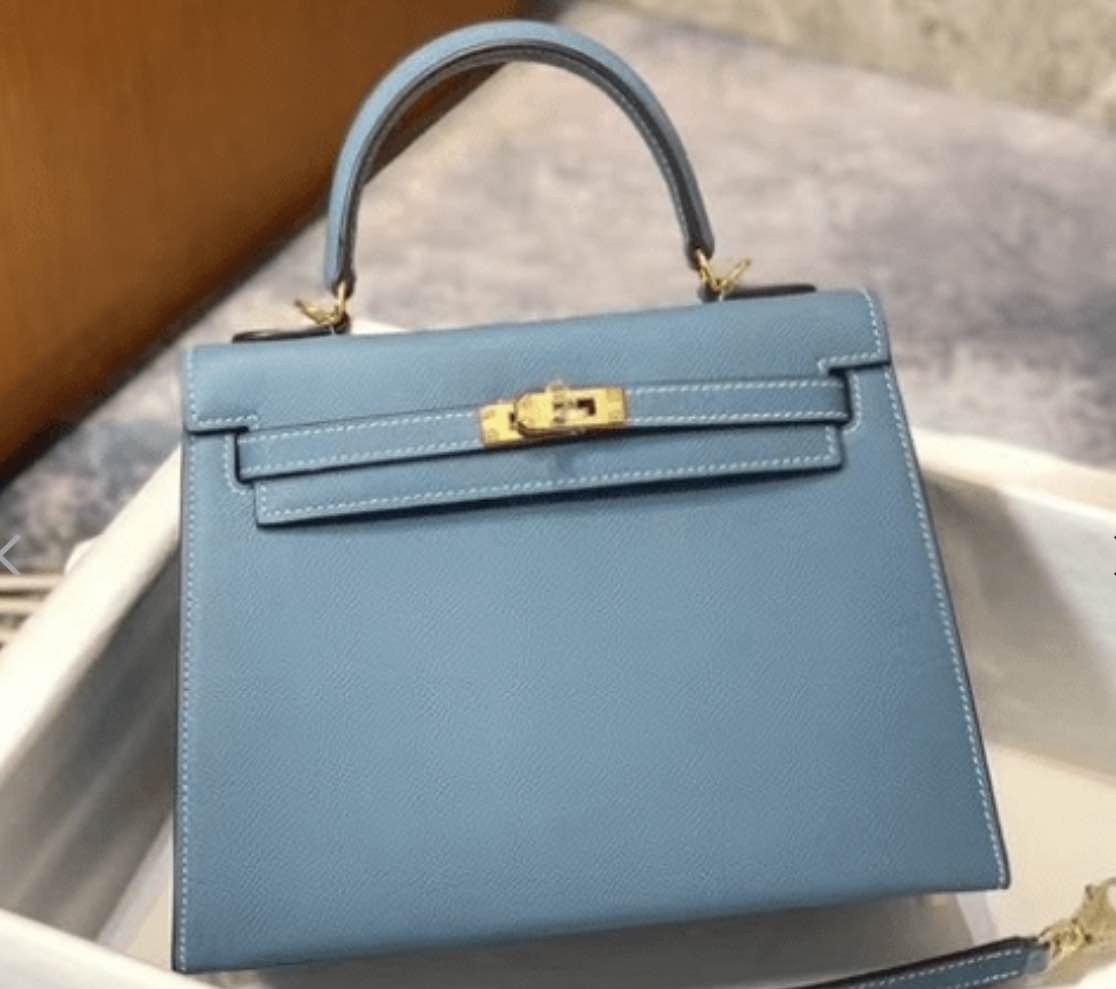 HERMES Kelly Blue Extreme Epsom Sellier Bag - 1