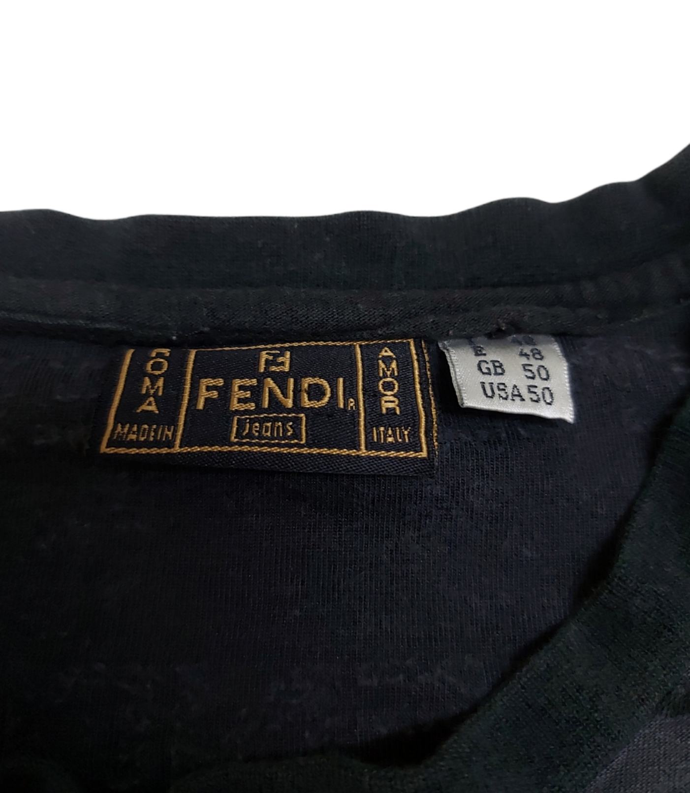 VERY RARE! VTG FENDI ROMA MONOGRAM SPELL OUT - 6