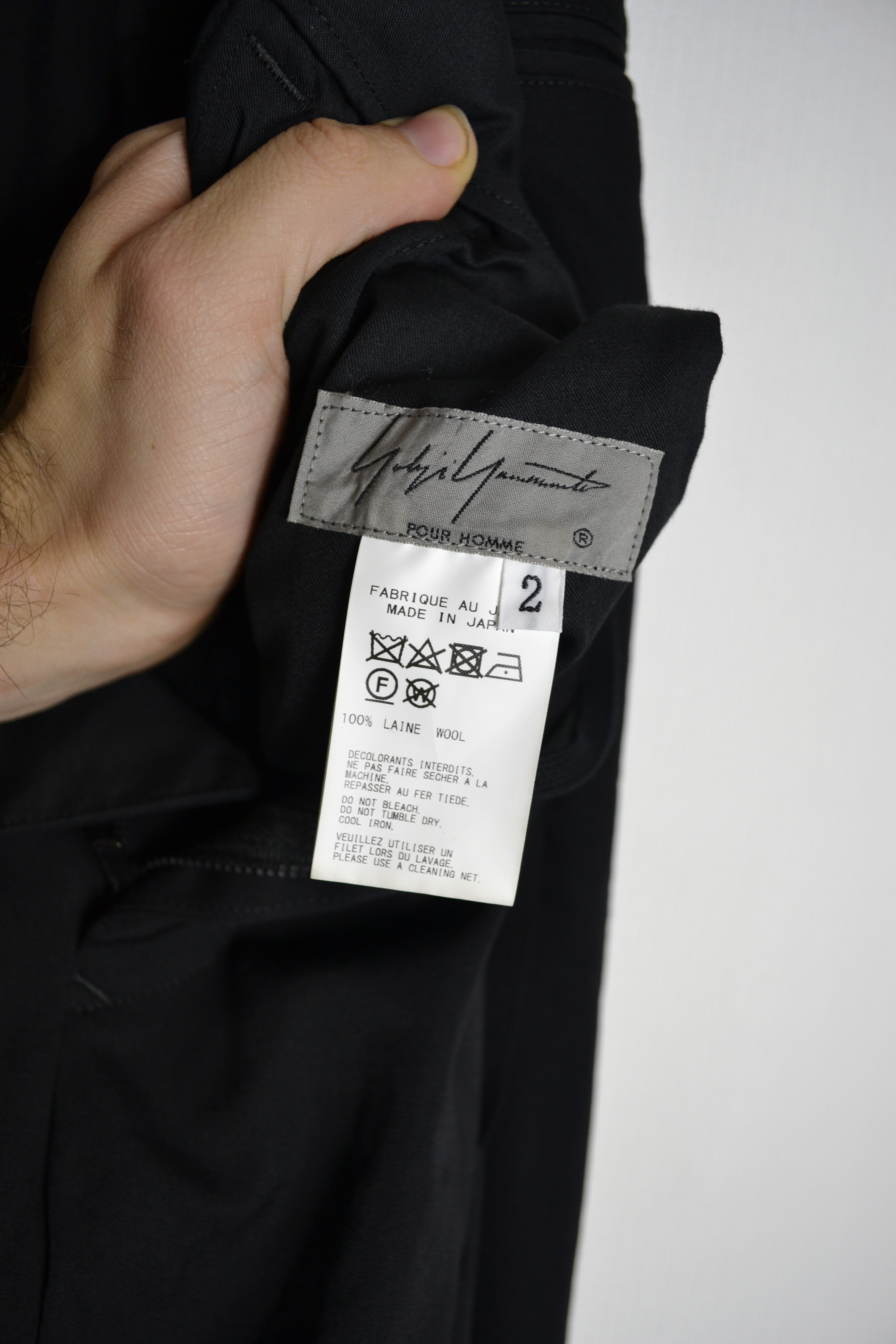 YYPH AW20 Kodama Wool Pants - HR-P63-143 - 14