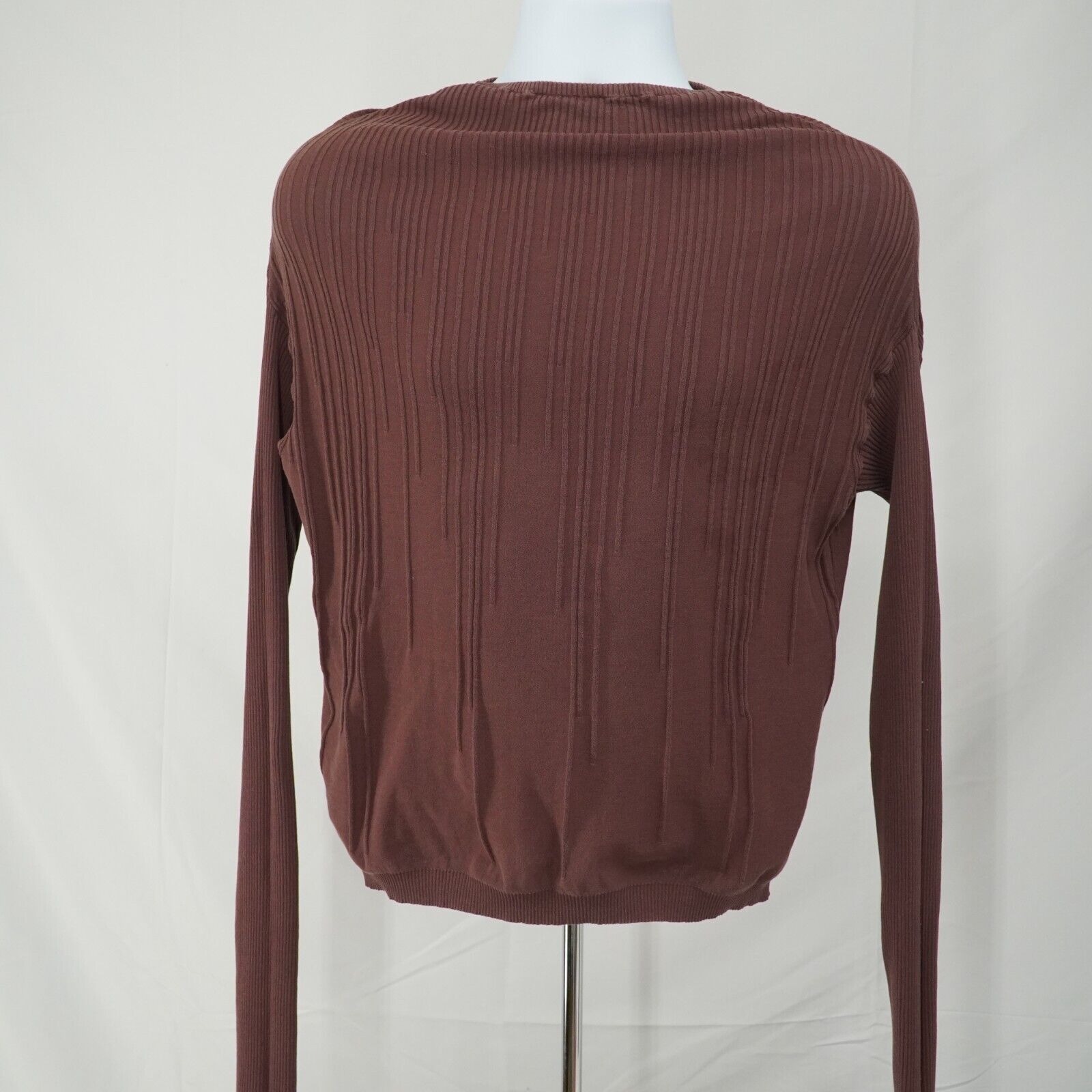 Ribbed Sweater SS17 Walrus Throat Burgundy Red - 18