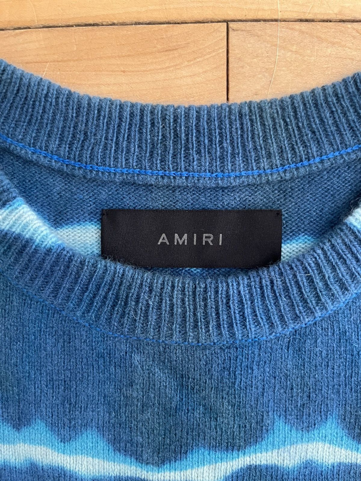 NWT - Amiri Cashmere Football Jersey T-shirt - 4