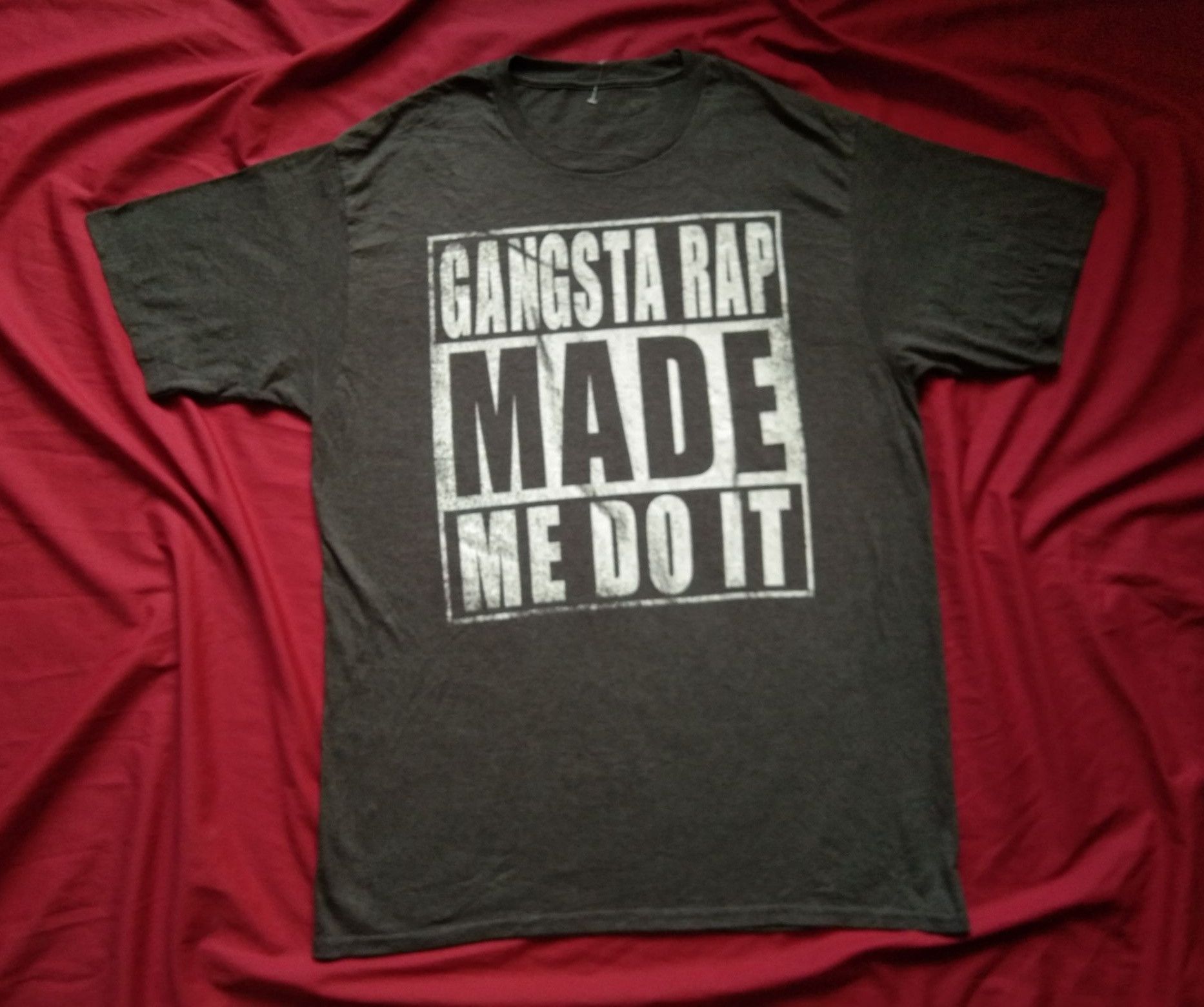 Rap Tees - Gangsta Rap Made Me Do It / Ice Cube tshirt raptees - 2