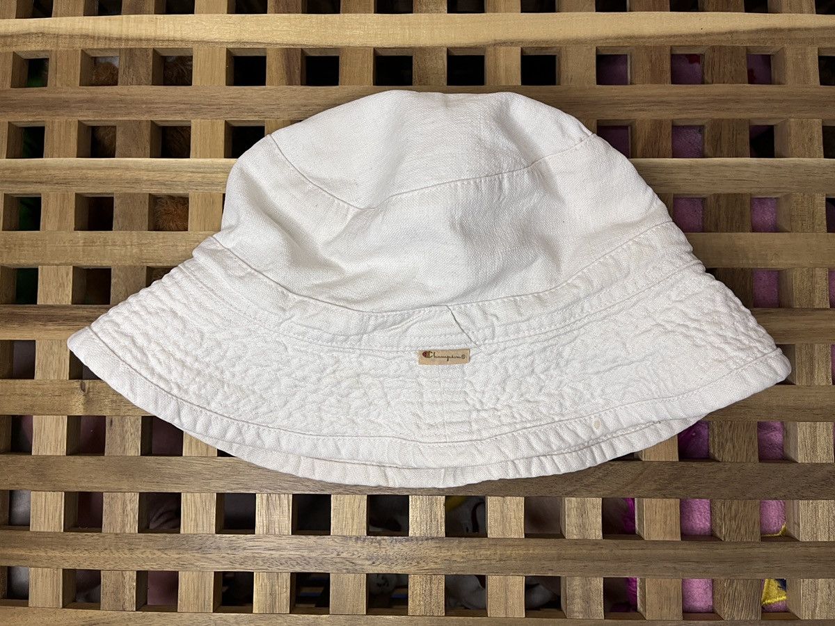 Vintage 80s Champions Bucket Hat Made In USA - 7