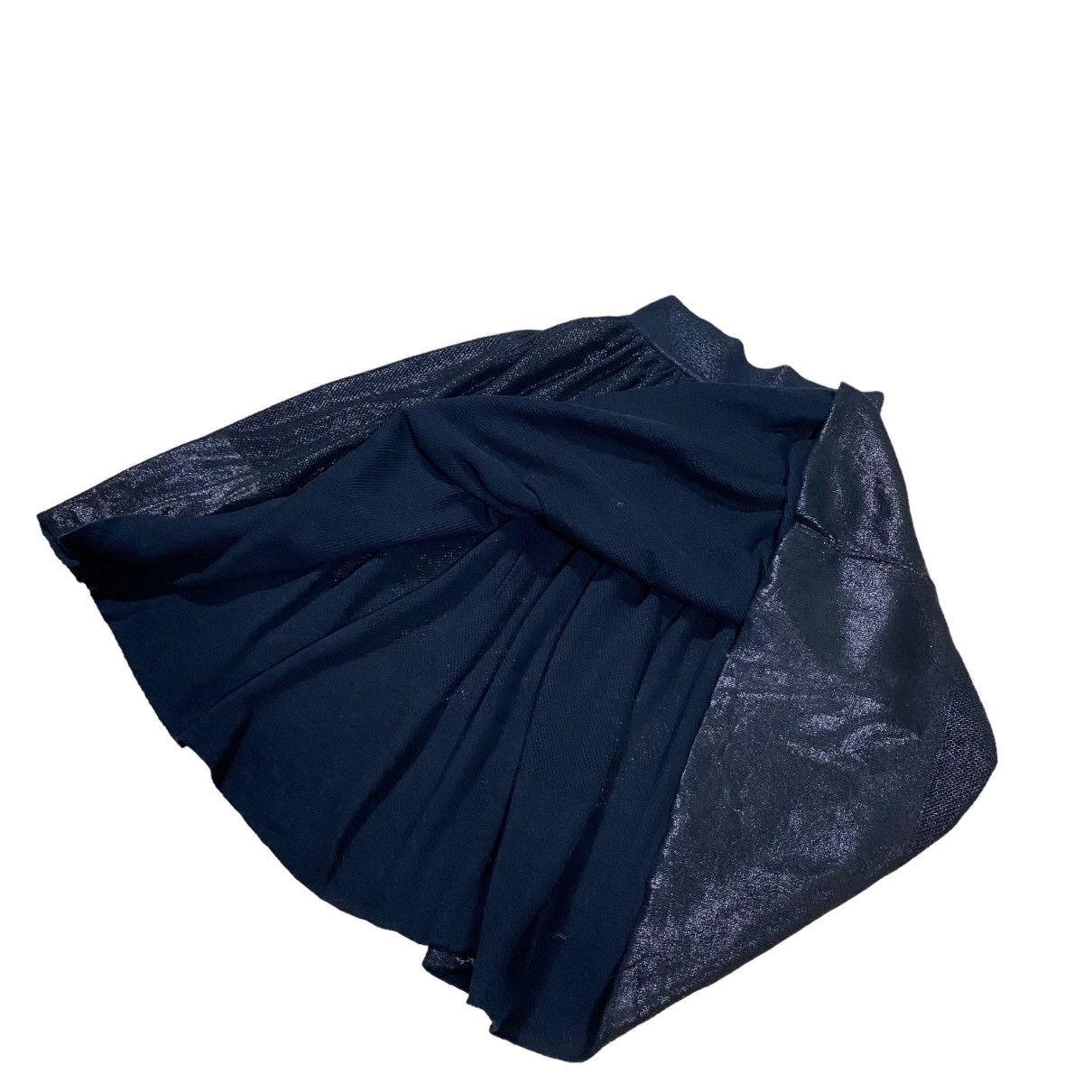 Vintage Chanel Black Coated Skirt - 8