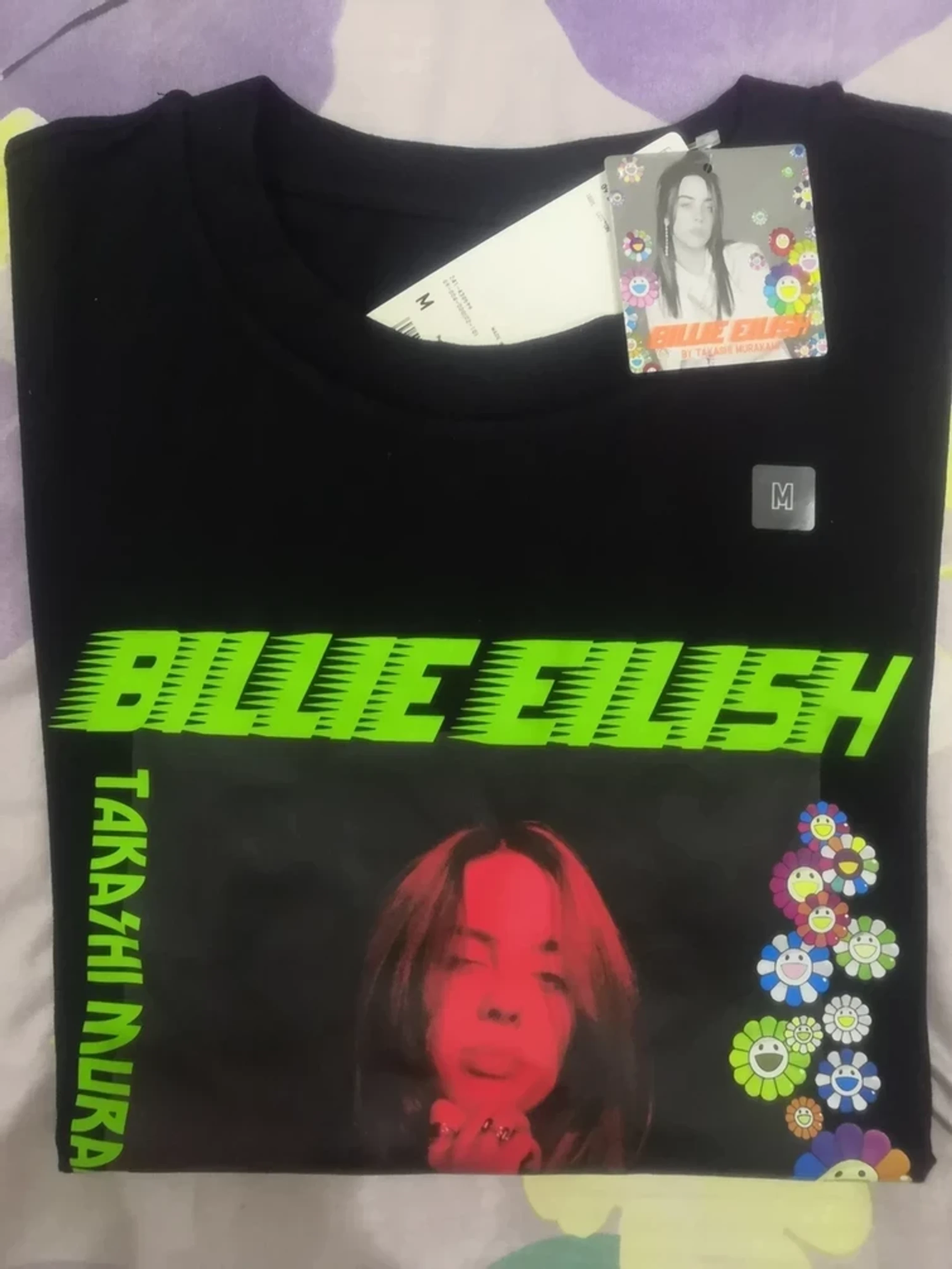 Japanese Brand - Billie Eilish x Takashi Murakami Graphic T-Shirt - 1