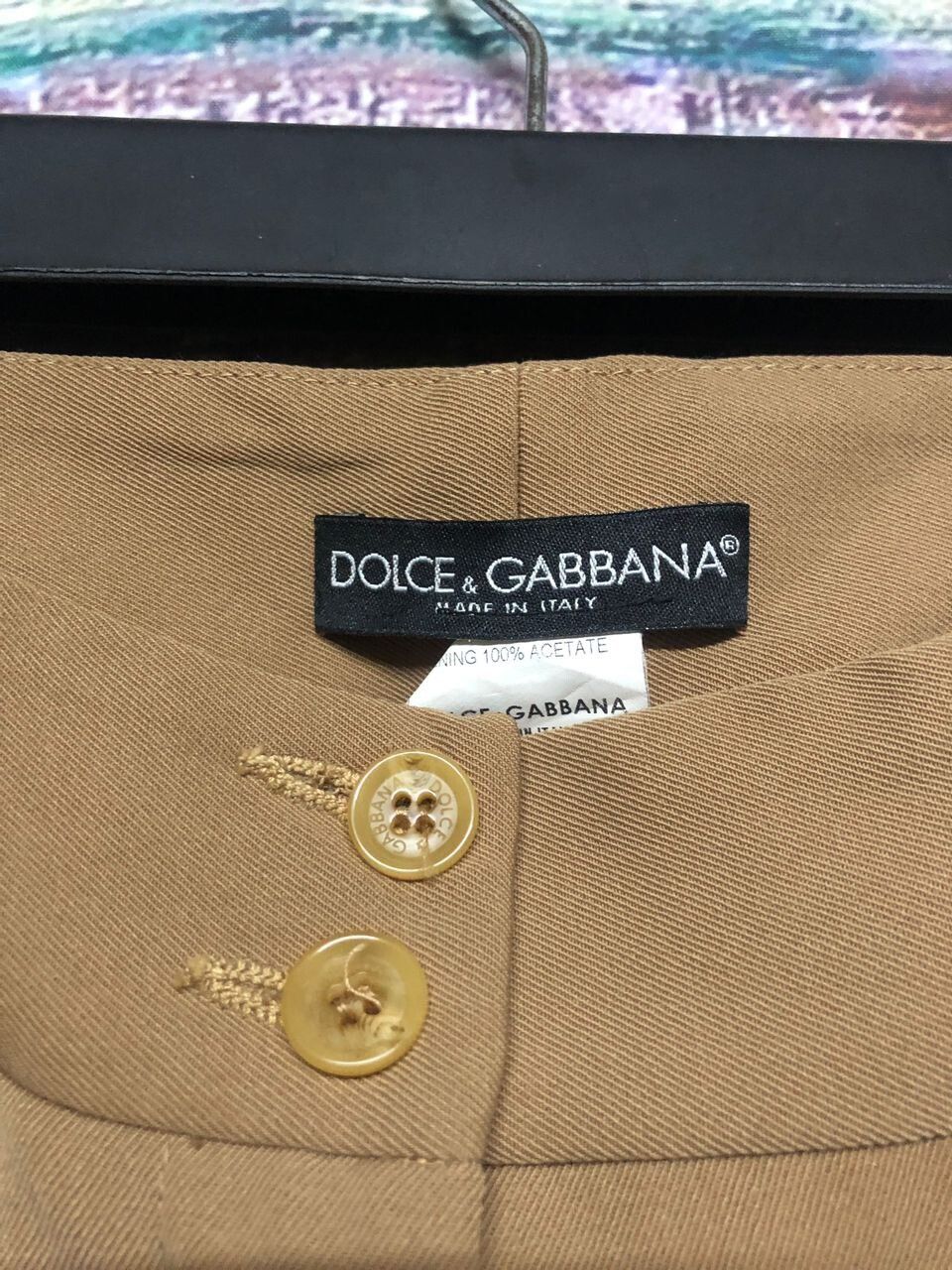 Vtg🔥Dolce & Gabbana Rebuild Hybrid Layered Leather Pants - 8