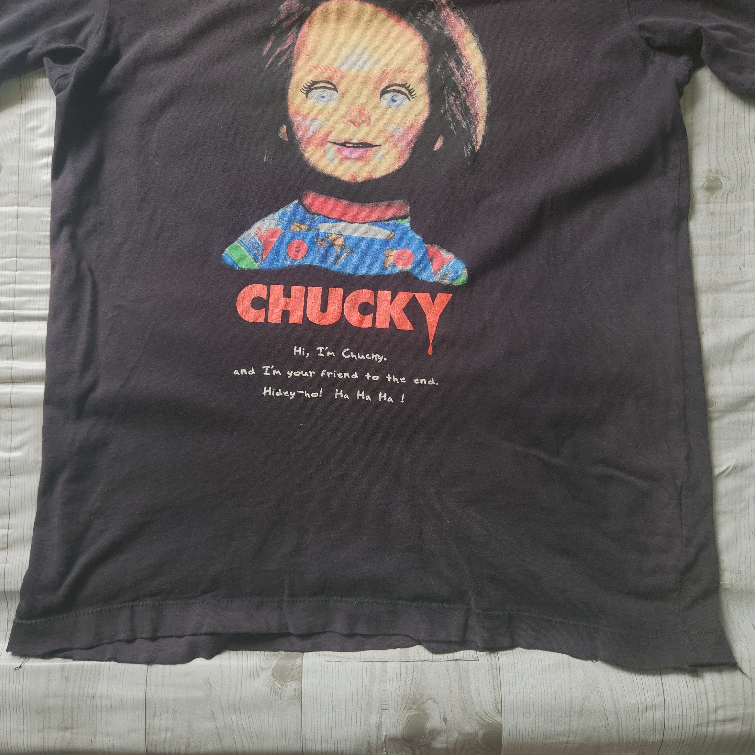 Uniqlo - Vintage Y2K Thrashed Horror Chucky Movie TShirt - 17