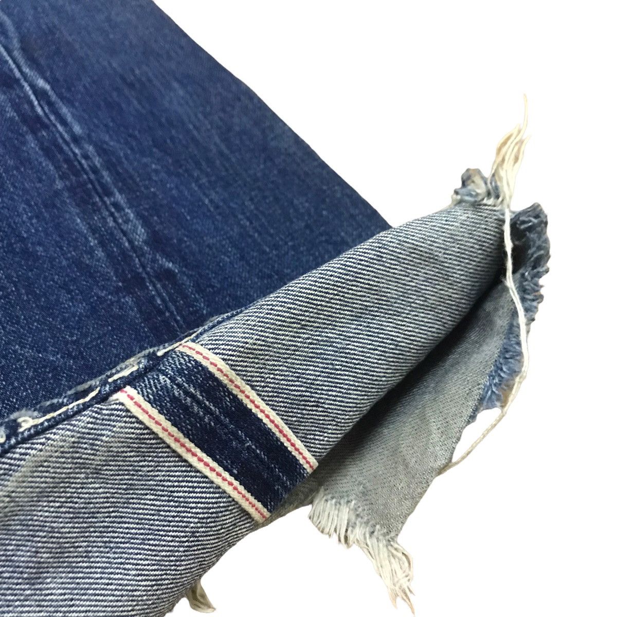 Vintage - Bartack distressed selvedge denim - 5