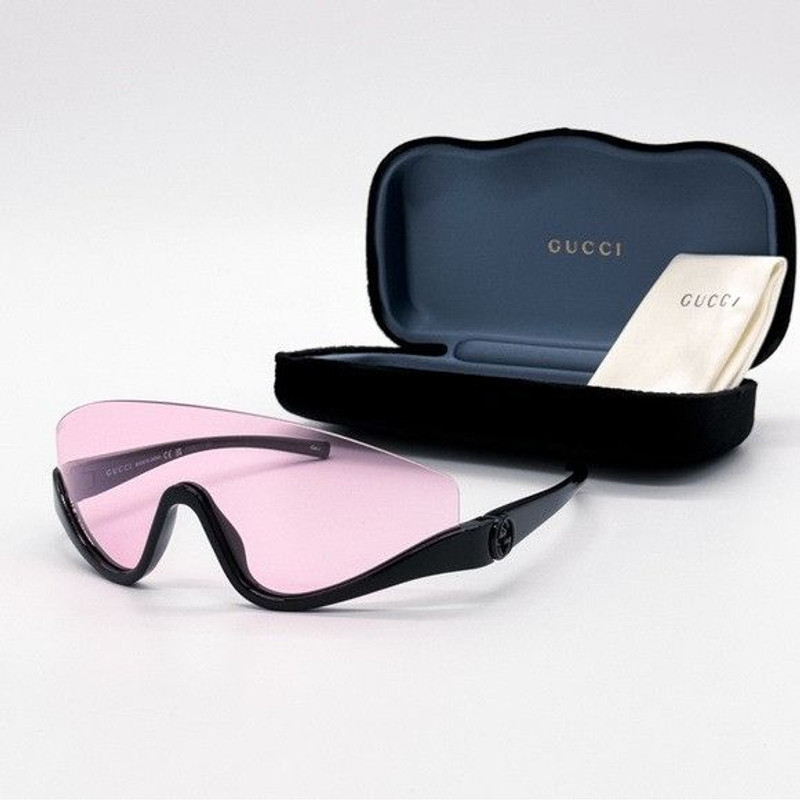 GUCCI NEW GUCCI GG1650S 002 SHIELD BLACK PINK WOMEN  display picture 2