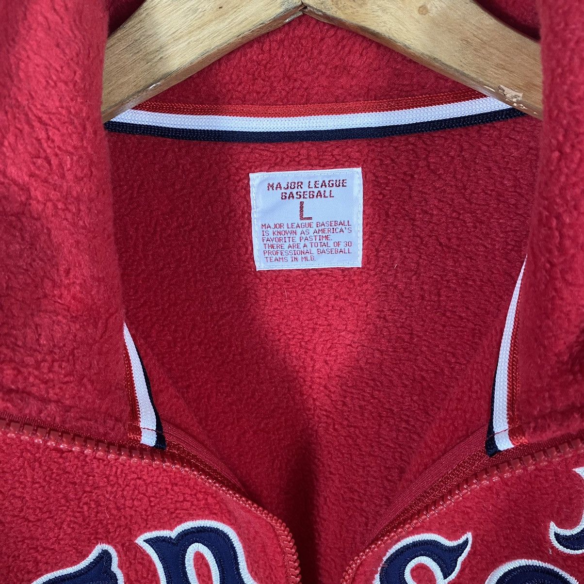 MLB - Vintage Red Sox Boston Fleece Half Zip - 7