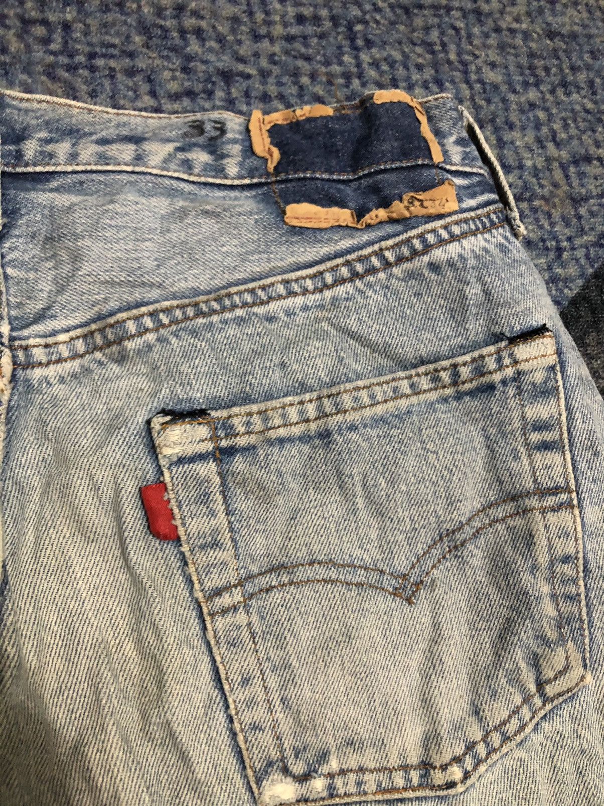 Vintage 70’s Levi’s 501 Selvedge Distressed Denim - 11