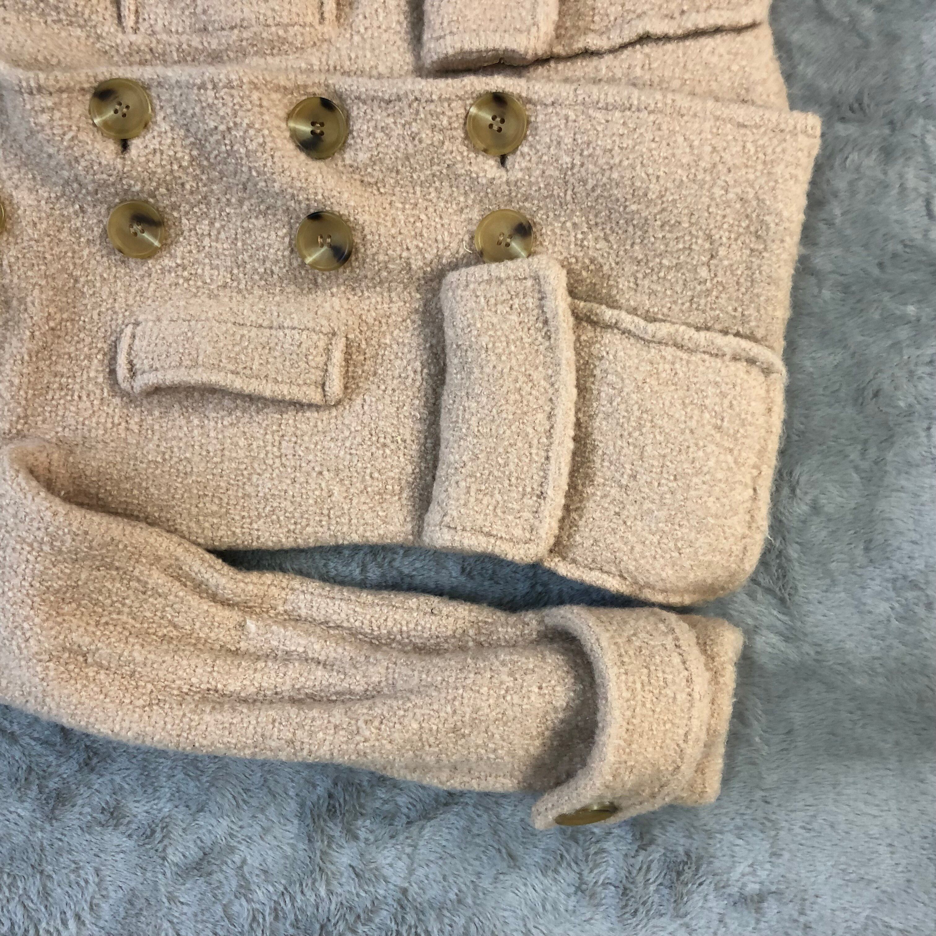 Marc Jacobs Look Double Breasted Kid Wool Coat #6254-55 - 4